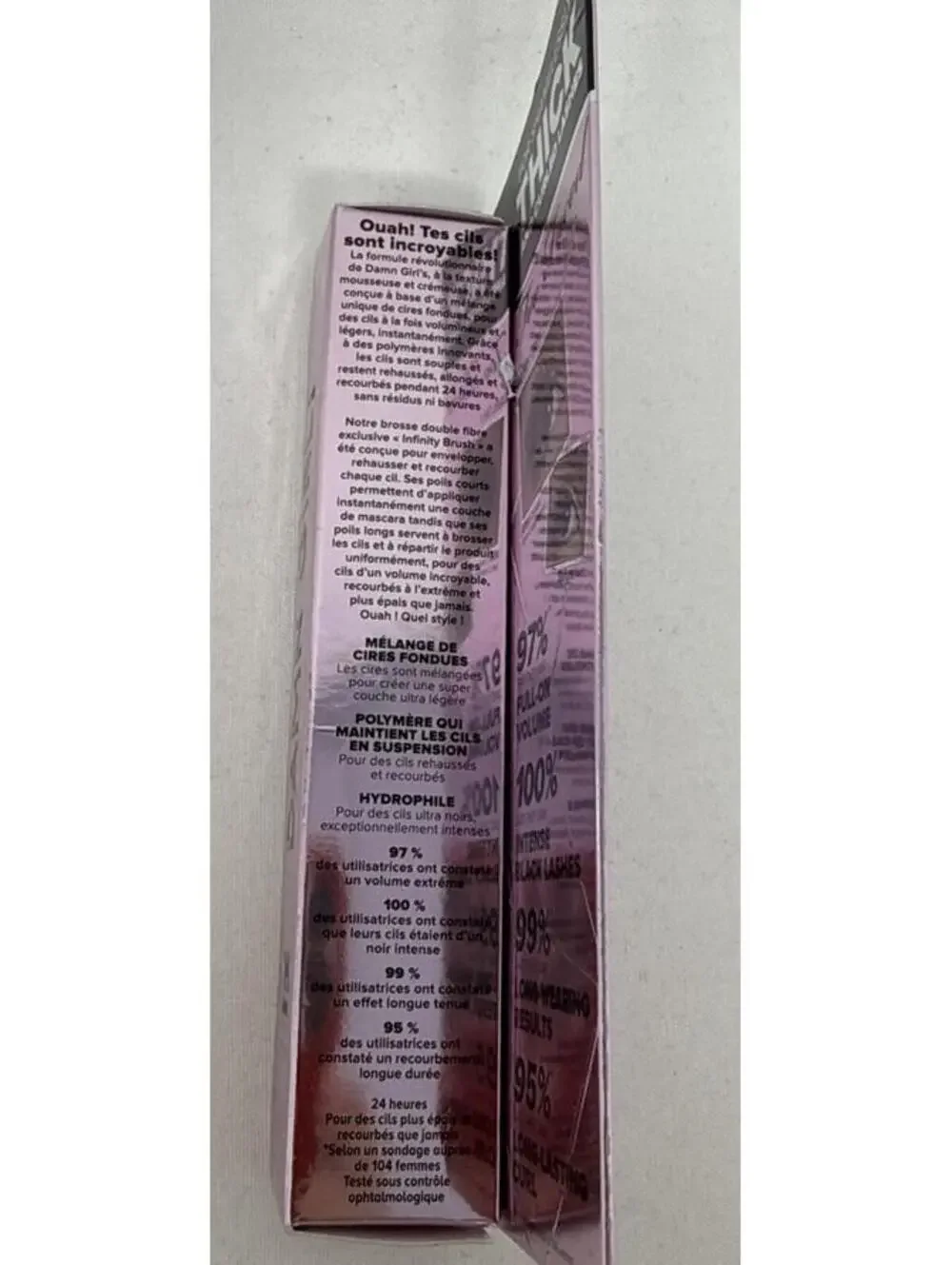 Too Faced Damn Girl! 24 Hour Mascara Makeup 0.43oz - Black CJ#103